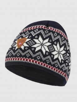 Dale Of Norway Mütze Aus Merinowolle Modell 'Garmisch' - Marineblau