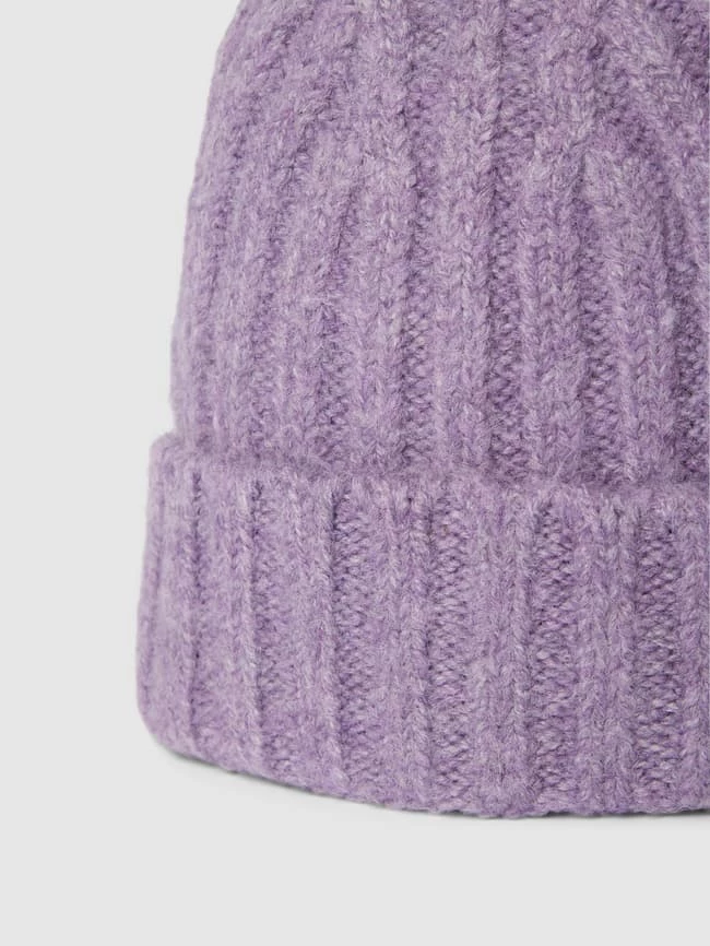 Mango Beanie In Strick-Optik Modell 'RINA' - Flieder – Bild 2