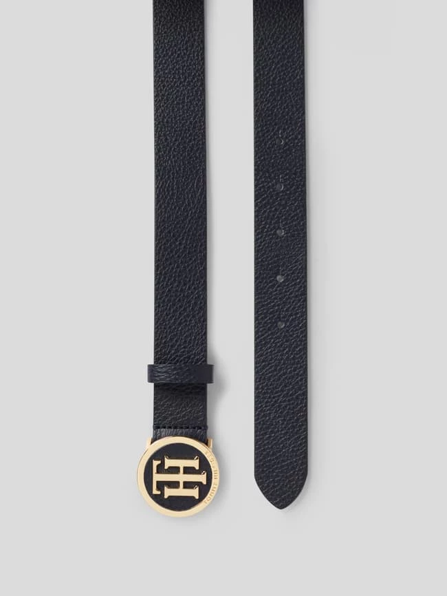 Tommy Hilfiger Gürtel Mit Logo-Motiv - Dunkelblau – Bild 3