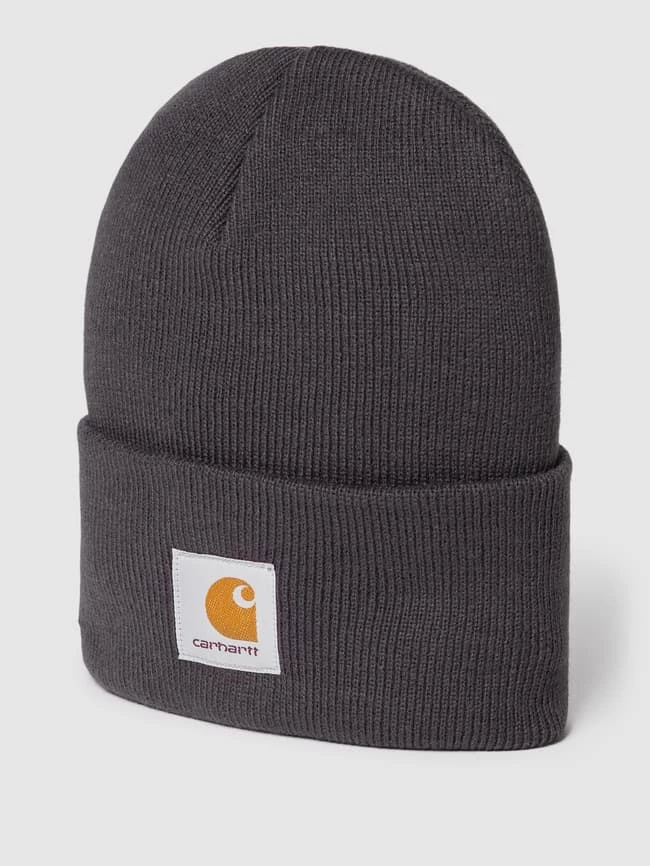 Carhartt Work In Progress Beanie Mit Label-Stitching Modell 'ACRYLIC' - Lila