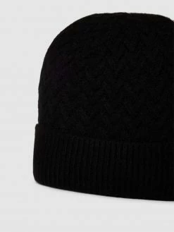 Alternative view of Christian Berg Woman Beanie Mit Strukturmuster - Schwarz