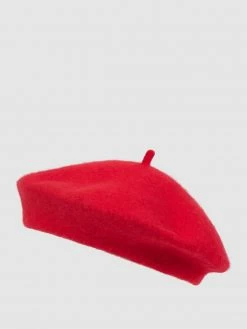 S.Oliver RED LABEL Baskenmütze Aus Wollmischung - Rot