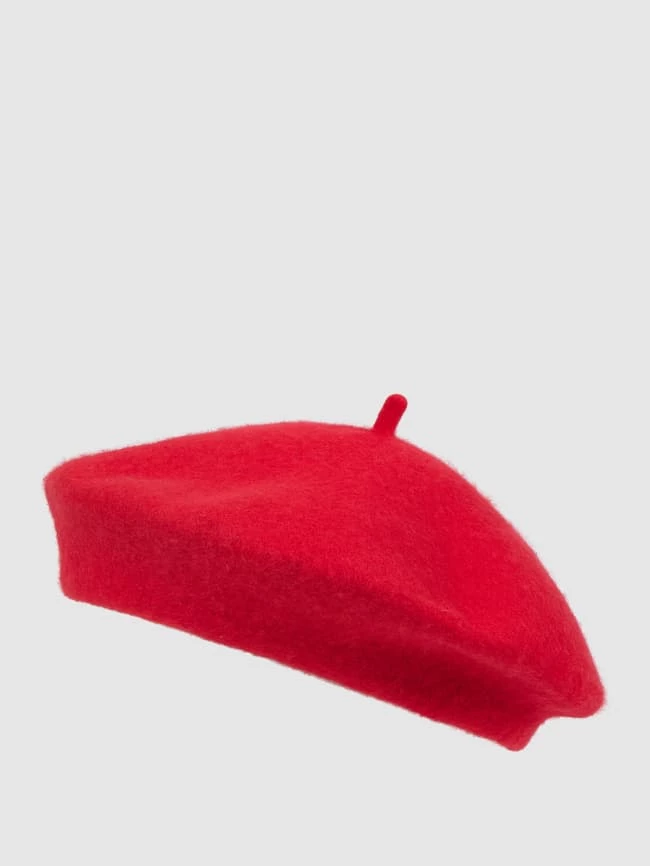 S.Oliver RED LABEL Baskenmütze Aus Wollmischung - Rot