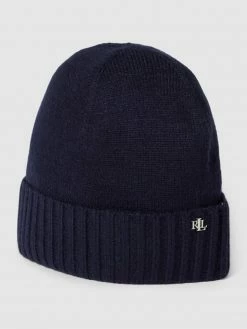 Lauren Ralph Lauren Beanie Mit Label-Detail - Marineblau