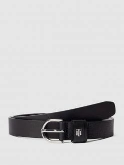 Tommy Hilfiger Ledergürtel Mit Dornschließe - Schwarz