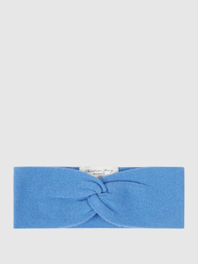 Christian Berg Woman Stirnband Aus Kaschmir - Himmelblau 1 Christian Berg Woman Stirnband Aus Kaschmir - Himmelblau