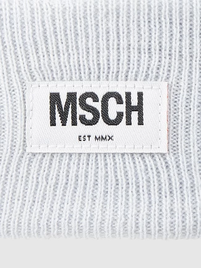 MOSS COPENHAGEN Beanie Mit Label-Patch Modell 'Mojo' - Bleu 2 MOSS COPENHAGEN Beanie Mit Label-Patch Modell 'Mojo' - Bleu – Bild 2