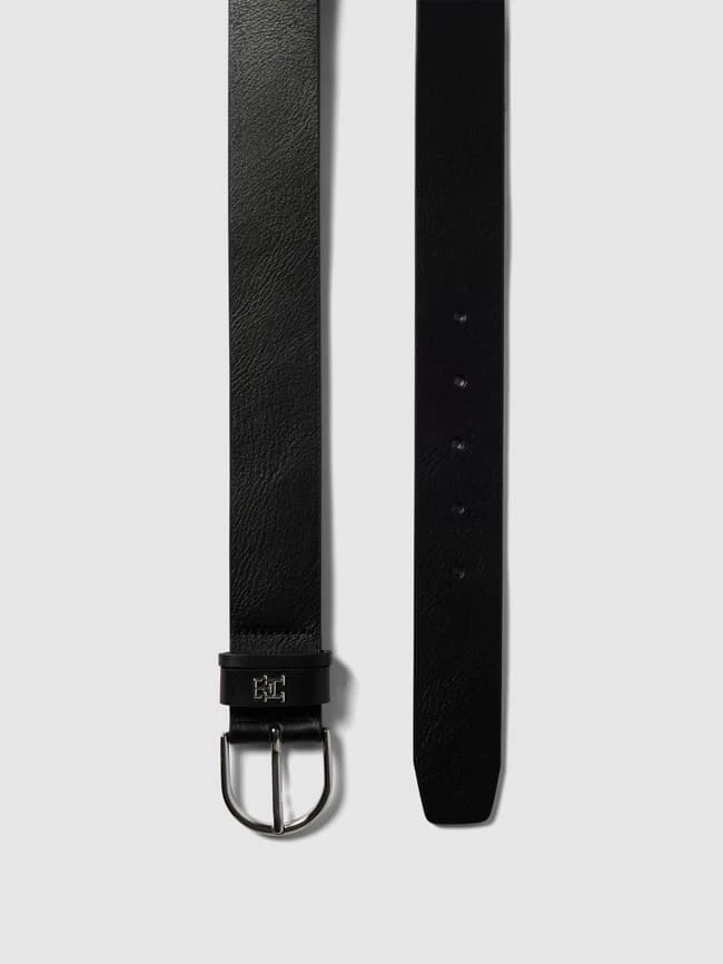 Tommy Hilfiger Ledergürtel Mit Label-Applikation - Schwarz – Bild 3