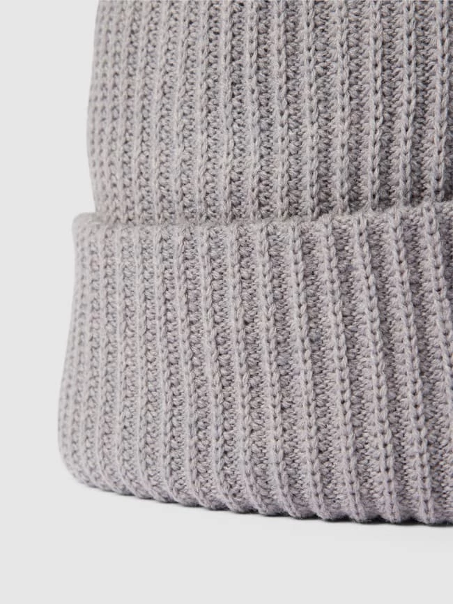 Pieces Beanie Mit Breitem Umschlag - Hellgrau Meliert 2 Pieces Beanie Mit Breitem Umschlag - Hellgrau Meliert – Bild 2