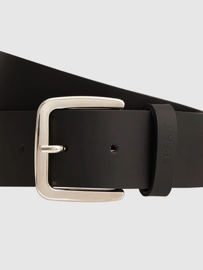 Esprit Ledergürtel Mit Logo-Prägung - Schwarz – Bild 2