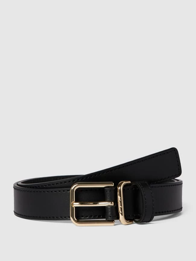 Tommy Hilfiger Ledergürtel Mit Dornschließe Aus Metall - Schwarz 1 Tommy Hilfiger Ledergürtel Mit Dornschließe Aus Metall - Schwarz