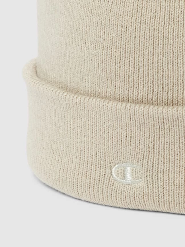 CHAMPION Beanie Mit Label-Stitching - Schlamm 2 CHAMPION Beanie Mit Label-Stitching - Schlamm – Bild 2