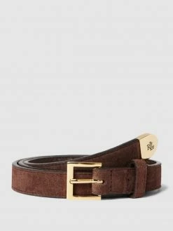 Lauren Ralph Lauren Gürtel Mit Dornschließe Aus Metallic - Mittelbraun