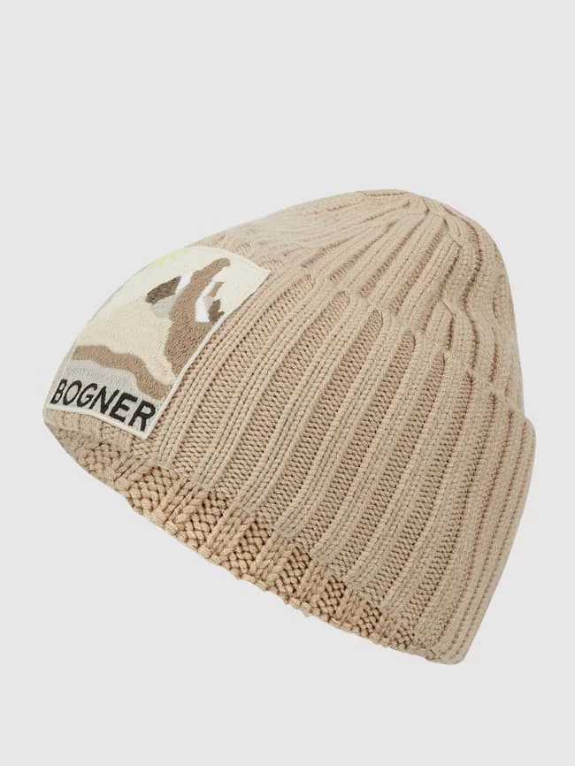 BOGNER Mütze Mit Logo Modell 'Bony' - Beige