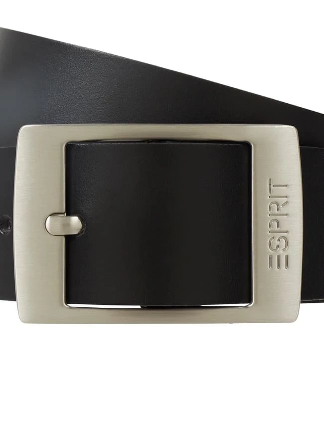 Esprit Ledergürtel Mit Dornschließe Modell 'Xoctavia' - Schwarz – Bild 2