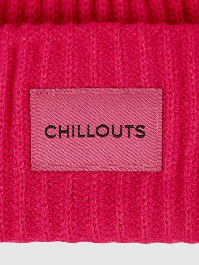 Chillouts Beanie Mit Logo-Aufnäher Modell 'Kara' - Neon Pink 2 Chillouts Beanie Mit Logo-Aufnäher Modell 'Kara' - Neon Pink – Bild 2