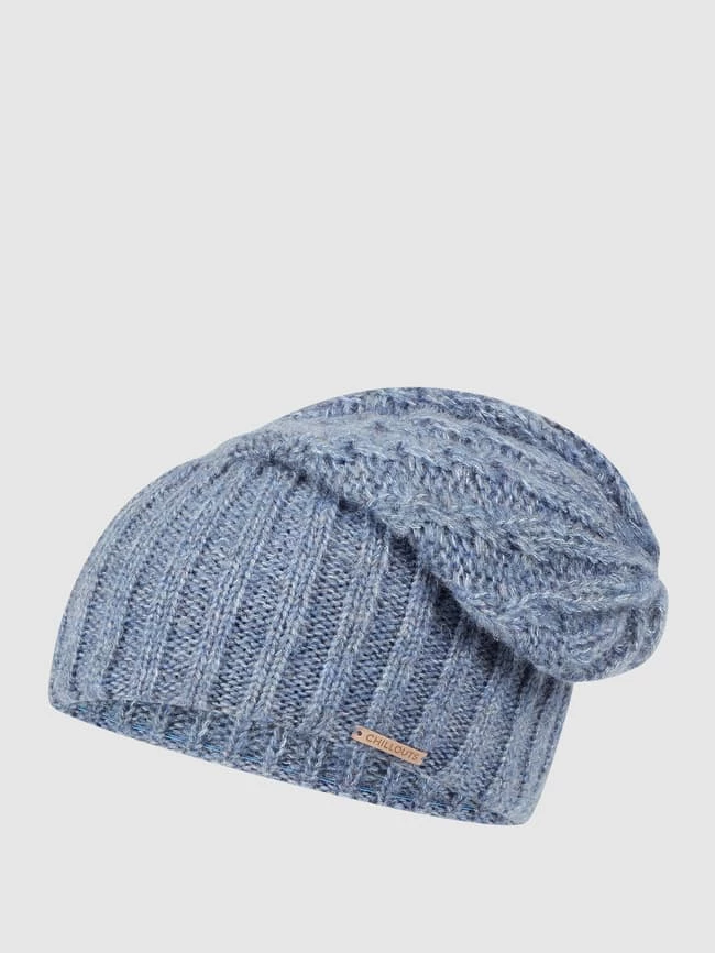Chillouts Beanie Mit Woll-Anteil Modell 'Yves' - Ozean Blau