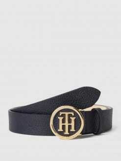 Tommy Hilfiger Gürtel Mit Logo-Motiv - Dunkelblau