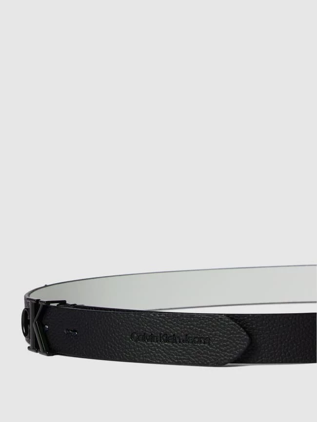 Calvin Klein Jeans Gürtel In Leder-Optik Modell 'HARDWARE' - Schwarz 2 Calvin Klein Jeans Gürtel In Leder-Optik Modell 'HARDWARE' - Schwarz – Bild 2