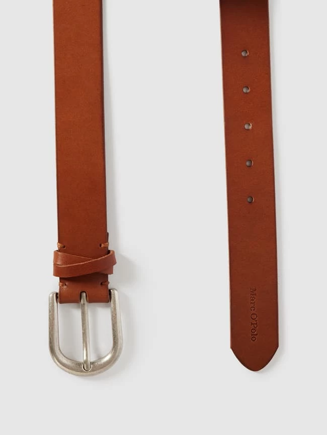 Marc O'Polo Gürtel Mit Label-Details - Cognac – Bild 3